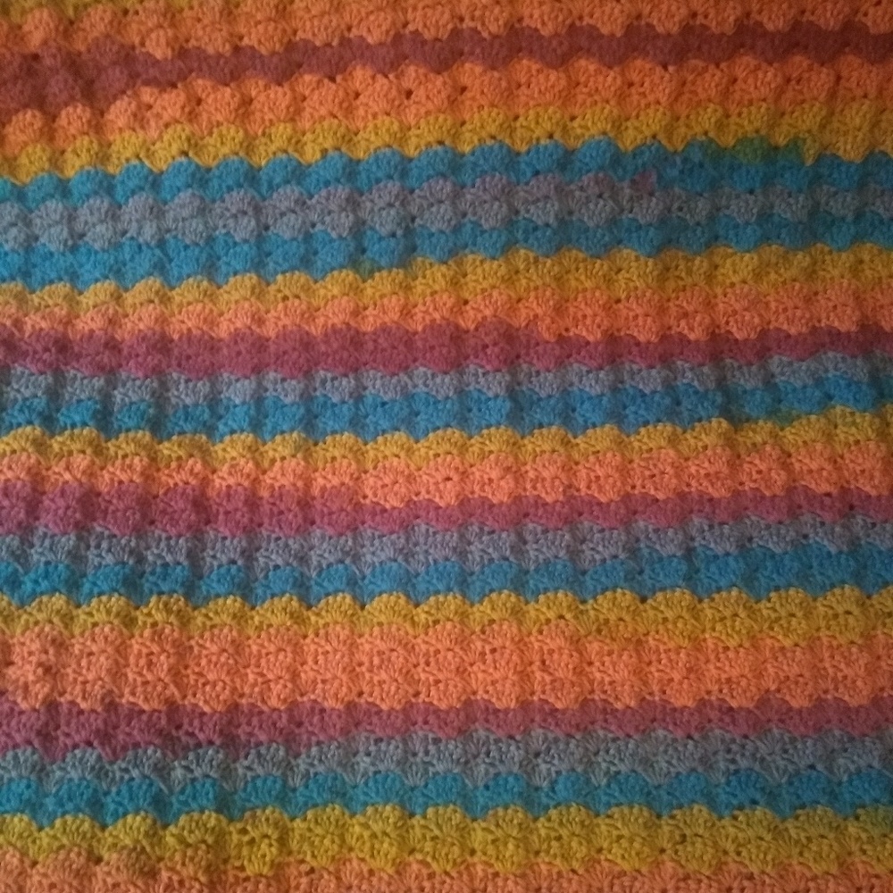 New Handmade crocheted blanket